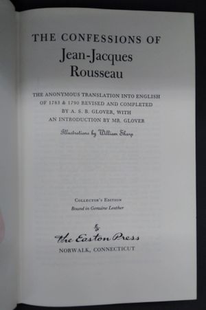 The Confessions of Jean-Jacques Rousseau image number 1