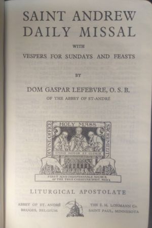 The Saint Andrew Daily Missal image number 0