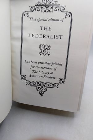 The Federalist image number 1