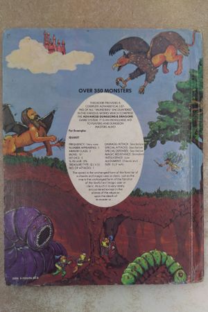 Advanced Dungeons and Dragons Monster Manual image number 1