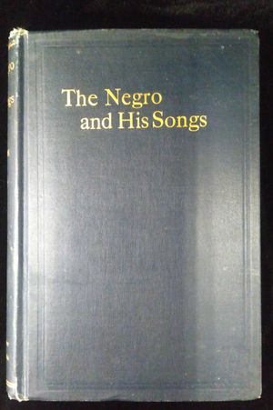 The Negro and His Songs image number 0