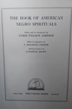 The Book of American Negro Spirituals image number 2