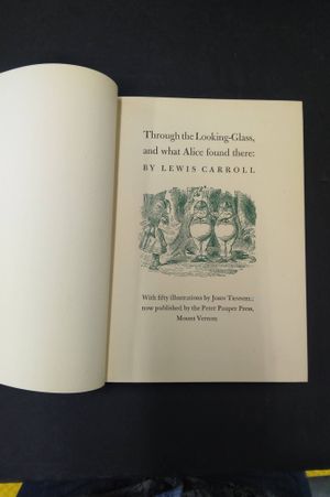 Through the Looking Glass Slip-Case Edition By Peter Pauper Press image number 1
