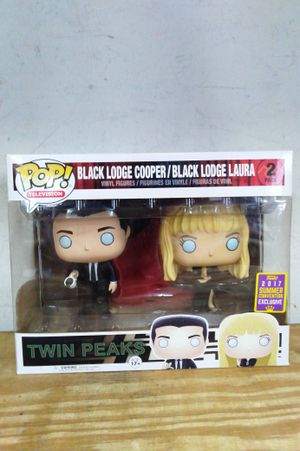 Twin Peaks Funko POP! TV Black Lodge Cooper & Laura Exclusive Vinyl Figure image number 0