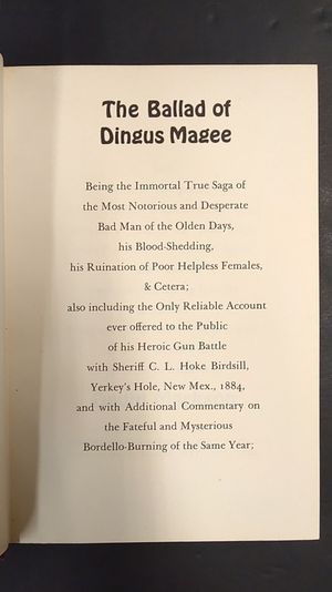 The Ballad of Dingus Magee image number 2