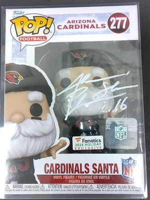 Cardinals Santa Funko Pop #277, Signed by Jim Plummer image number 0