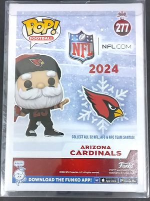 Cardinals Santa Funko Pop #277, Signed by Jim Plummer image number 1