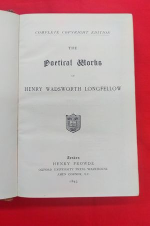 The Poetical Works of Henry Wadsworth Longfellow image number 1
