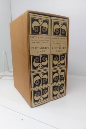North's Plutarch: The Translation By Sir Thomas North - 2 Vol Set image number 0