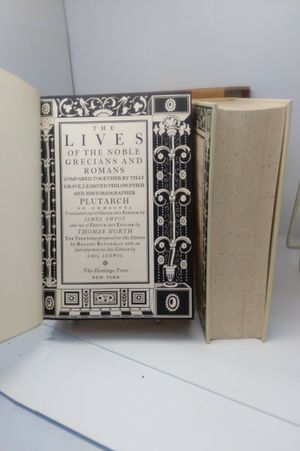 North's Plutarch: The Translation By Sir Thomas North - 2 Vol Set image number 1
