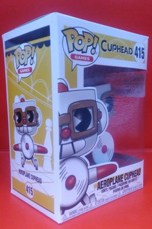 Funko Pop Games: Cuphead - Cuphead in Aeroplane Collectible Figure, Multicolor image number 0