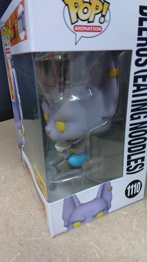Funko Dragon Ball Super Pop! Animation Beerus (Eating Noodles) Vinyl Figure Hot Topic Exclusive image number 1