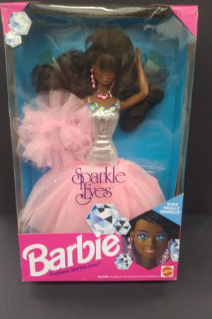 Sparkle Eyes Barbie Doll African American Model #5950 image number 0
