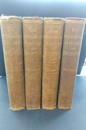 Memorial History of Boston, 1630-1880 (4 vols) image number 0
