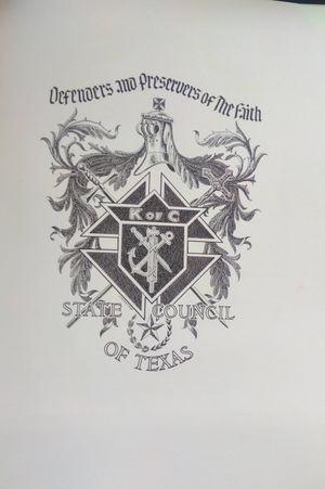 Knights of Columbus in Texas 1902-1977 image number 1