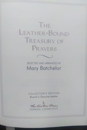 The Leather-Bound Treasury of Prayers  image number 1