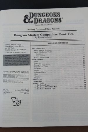 Dungeons & Dragons-- Dungeon Masters Companion: Book Two image number 2