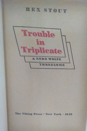 Trouble in Triplicate image number 1