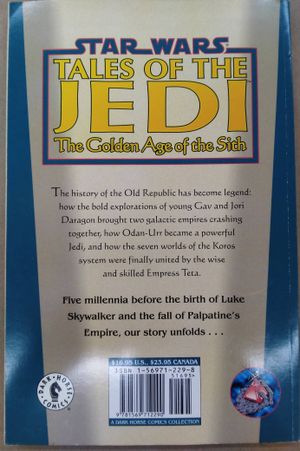 Star Wars Tales of the Jedi: The Golden Age of the Sith image number 1