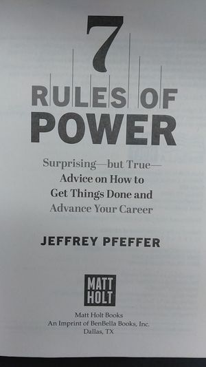 7 Rules of Power image number 1
