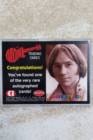 Peter Tork Signed Trading Card image number 0