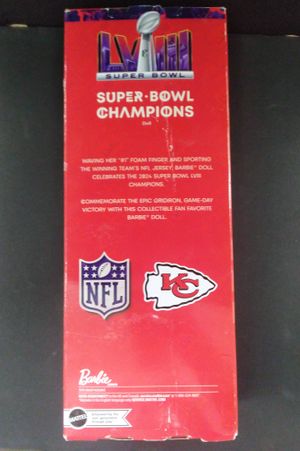 Barbie NFL Super Bowl Champion Doll Kansas City Chiefs image number 1