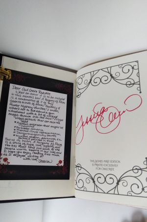 A Forgery of Roses by Jessica S. Olson, Owlcrate edition, signed with sprayed edges image number 1