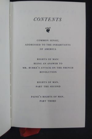 Common Sense; Rights of Man  image number 1