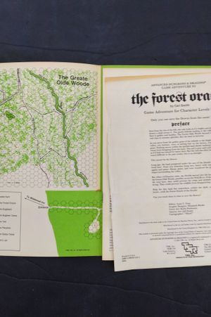 The Forest Oracle (Advanced Dungeons & Dragons Module N2) image number 1