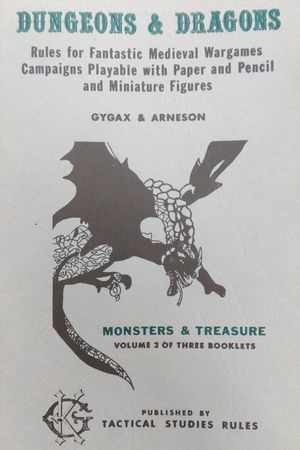Dungeons & Dragons: Monsters & Treasure / Reference Sheet image number 0