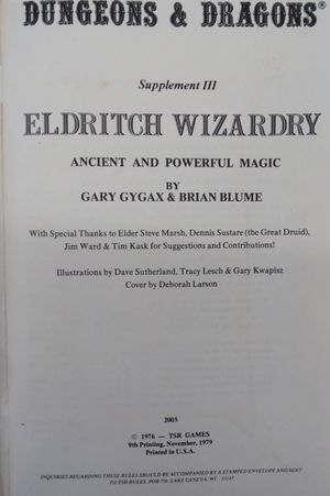 Dungeons & Dragons: Eldritch Wizardry  image number 1