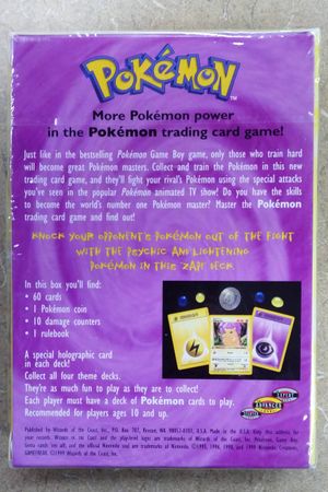 Pokemon Trading Card Game Basic Original Theme Deck Zap image number 1