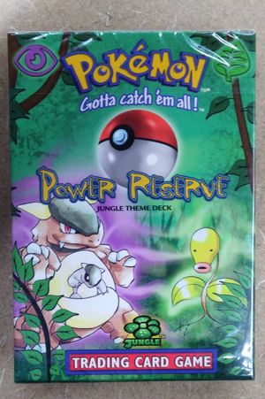 VINTAGE RARE POKEMON CARDS JUNGLE POWER RESERVE THEME DECK image number 0