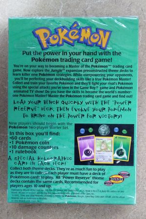 VINTAGE RARE POKEMON CARDS JUNGLE POWER RESERVE THEME DECK image number 1