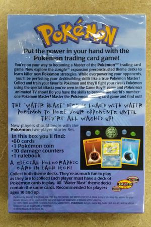 Pokemon Trading Card Game Jungle Theme Deck Water Blast image number 1