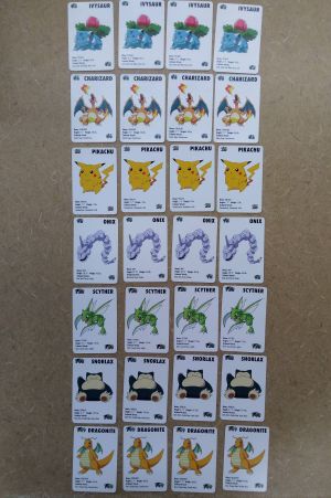 KFC Pok&eacute;mon Kids Meal Promo Card Complete Set image number 1