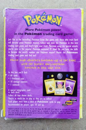 Pokemon Trading Card Game Basic Original Theme Deck Zap image number 1