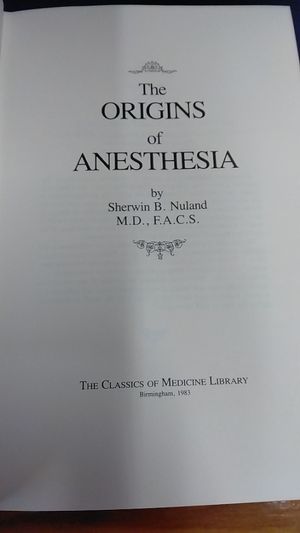 The Origins of Anesthesia image number 1