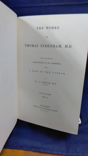 The Works of Thomas Sydenham, M.D. image number 2