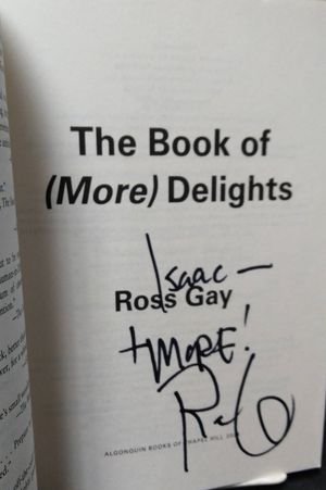 The Book of (More) Delights: Essays image number 1