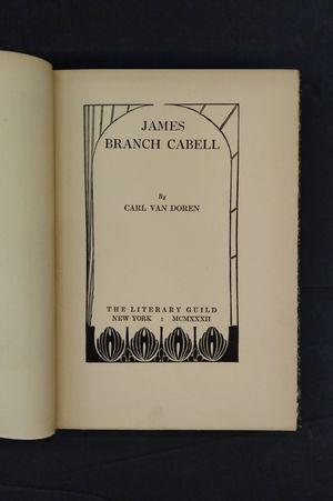 James Branch Cabell image number 1