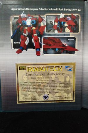 Robotech Alpha Masterpeice Collection Volume 2 Rook Bartley VFA-6Z image number 2