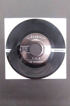 The Downbeats 1-2-3 / Trying To Get Through (45rpm 7") image number 0
