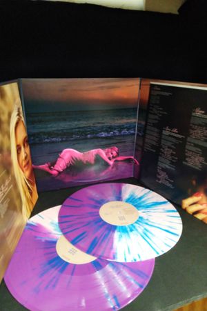 Patterns pink/purple/blue colored vinyl image number 1
