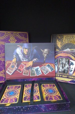 Dungeons & Dragons The Deck of Many Things & the Book of Many Things (Alternate Cover) Set image number 1