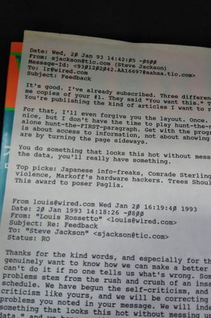 WIRED Magazine, March/April 1993 image number 1