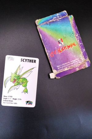 KFC Kids Meal Pokemon Promo Cards: Scyther image number 0