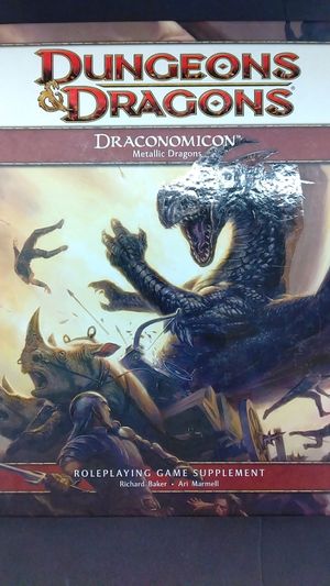 Dungeons and Dragons Draconomicon (Metallic Dragons) image number 0