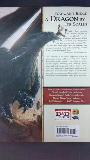 Dungeons and Dragons Draconomicon (Metallic Dragons) image number 1