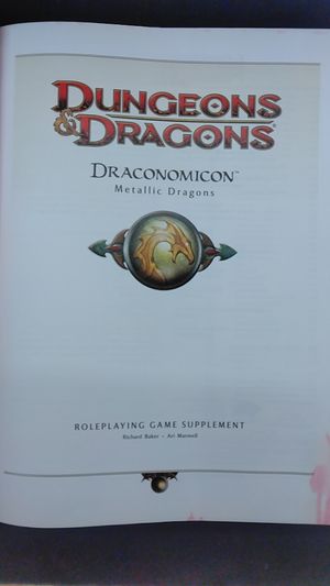 Dungeons and Dragons Draconomicon (Metallic Dragons) image number 2
